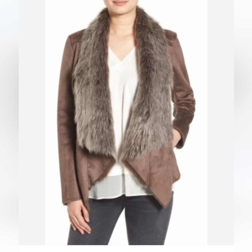Low Start NWOT BCBGMAXAZRIA Faux Fur Jacket